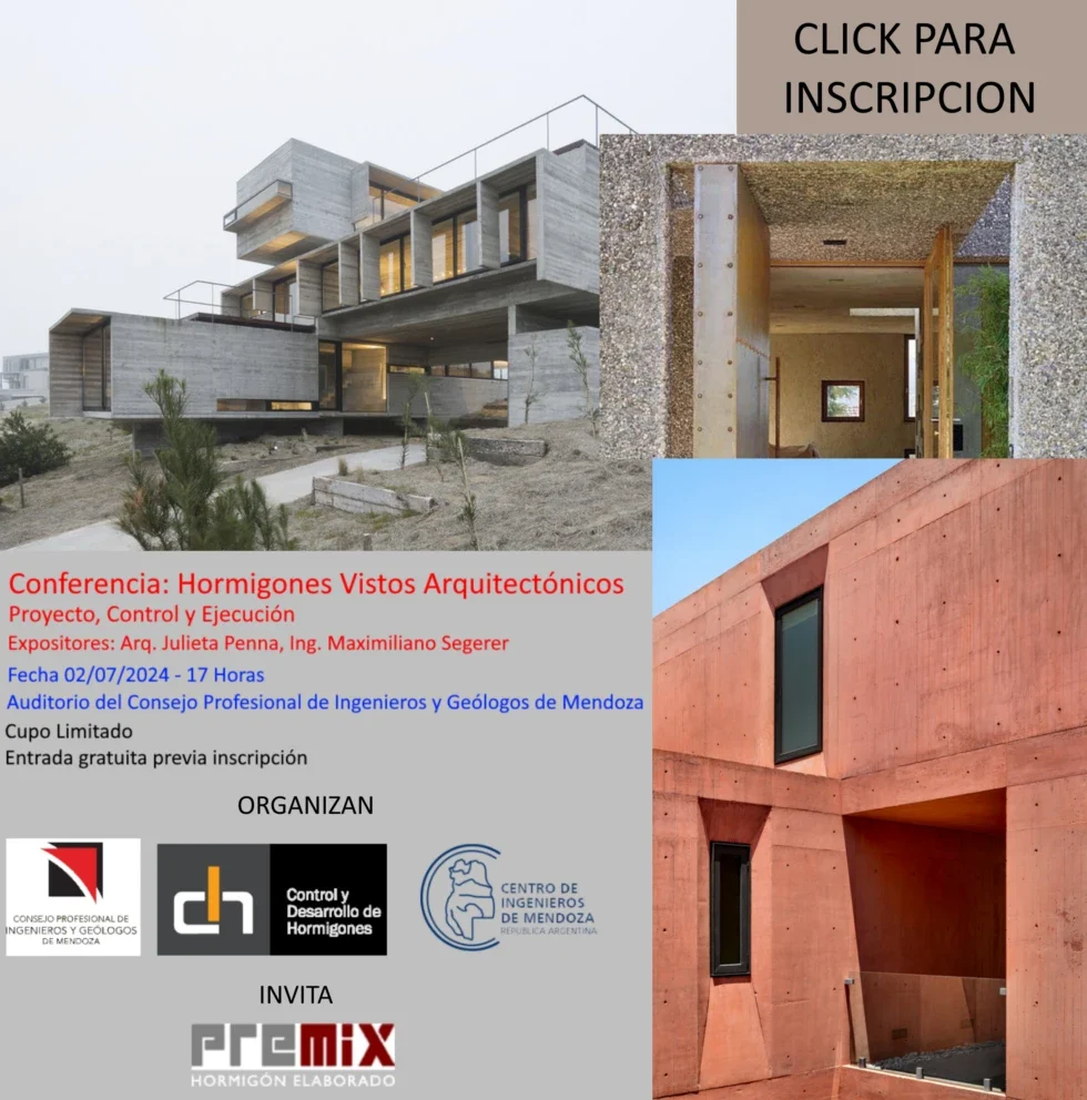 Conferencia Hormigones Vistos Arquitectónicos